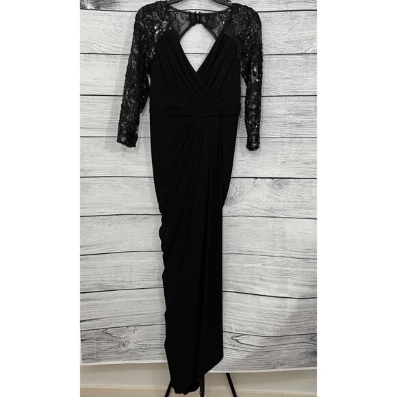 Adrianna Papell Beaded Long Dress - Picture 1 of 5